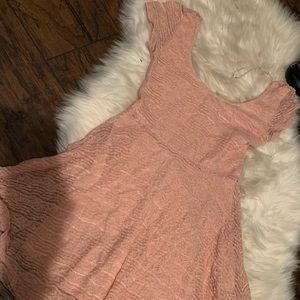Pink spring dress